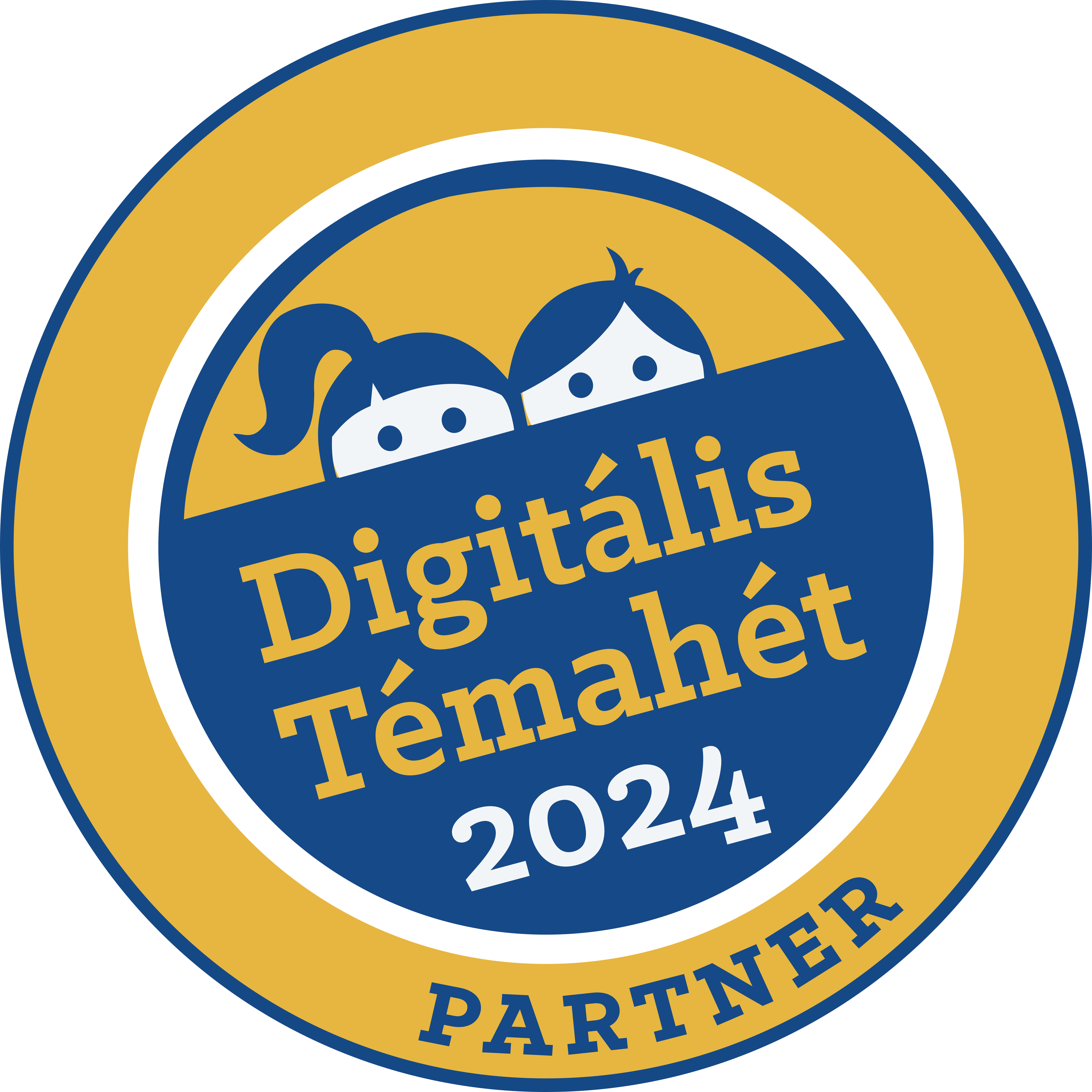 digitális témahét jelvény partner